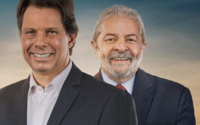 Lula e Doria juntos no Twitter