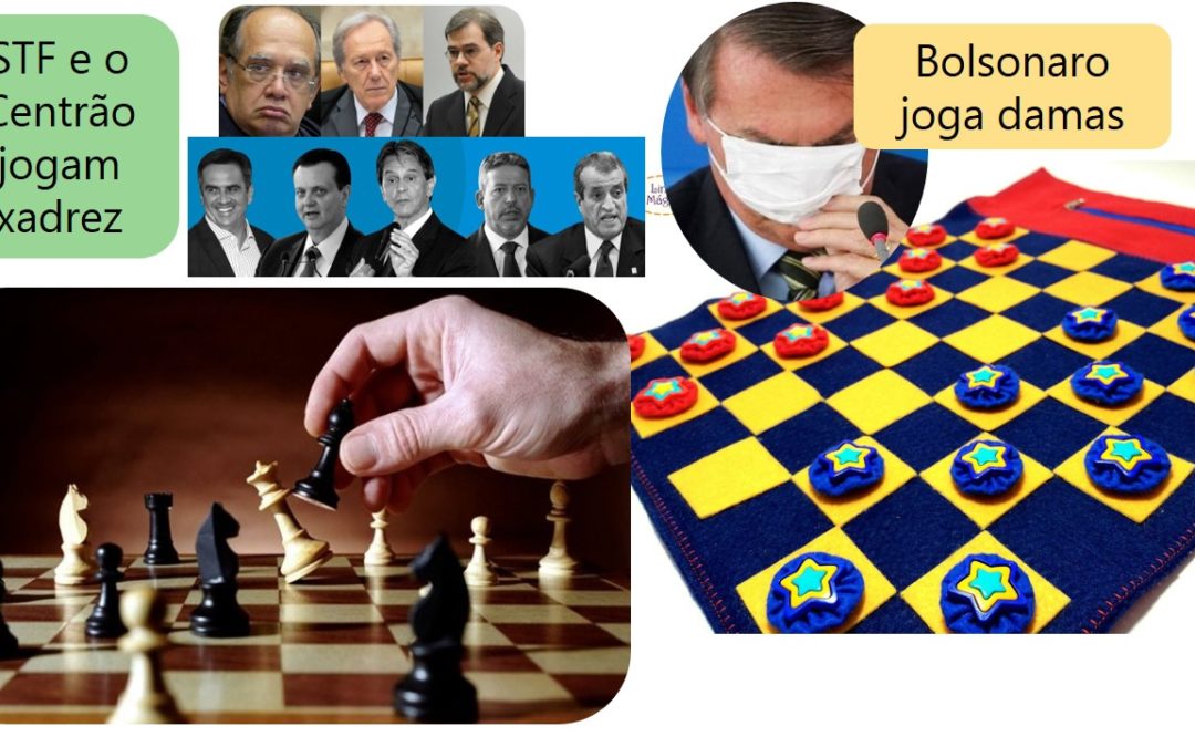Bolsonaro, o eterno jogador de damas, nas mãos dos enxadristas