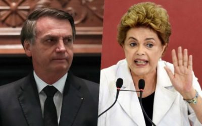 Dilma sofreu impeachment no sexto ano de mandato, Bolsonaro está no segundo